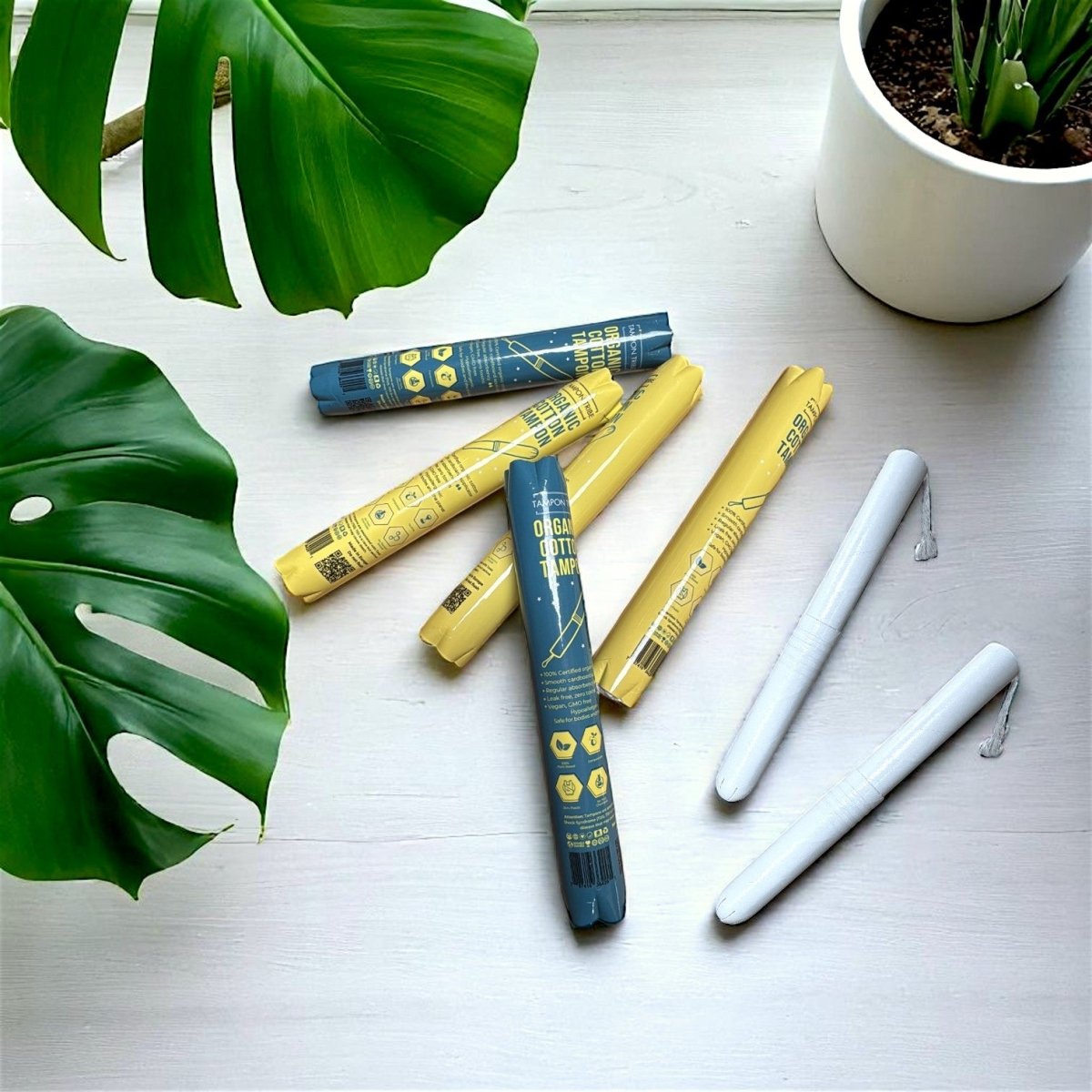THE OG - ORGANIC TAMPONS BULK BUY! - Tampon Tribe - Hilton Product - 28 Regular Tampons