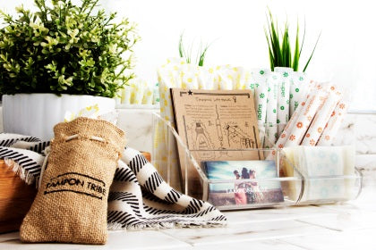 Period Products Plastic Display