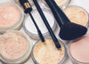 Makeup With Makeup Brushes And Mascara Wand