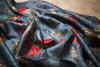 Silk Fabric With Flowers Hand Washed At Home
