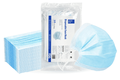 3 PLY MEDICAL-GRADE FACE MASK - 10 PACK - Tampon Tribe - Masks -