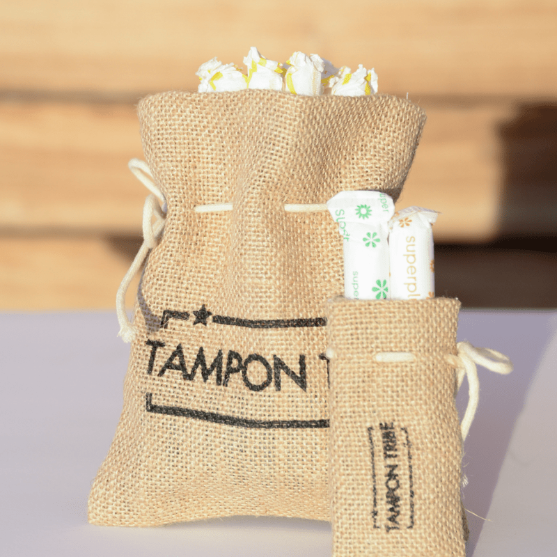 Cute Jute Bags - Medium - Tampon Tribe - 