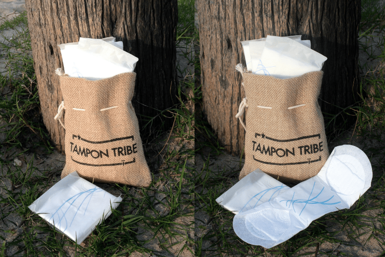 ☆NEW☆ Organic Teen Pads - Tampon Tribe - Hilton Product - Teen Pads with Wings Individually Boxed (18 Pads)