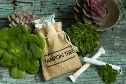 Organic Tampons - Tampon Tribe - Hilton Product - Regular Tampons (16 tampons)