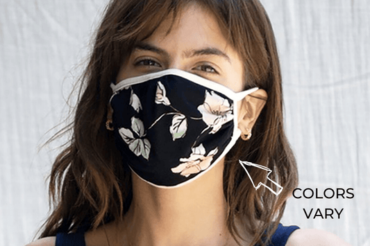 Ridiculously Comfy Reusable Cloth Mask - 2 PACK - Tampon Tribe - Masks - DUO 1: Black/Black + Dark Blue/Light Blue