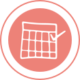 Icon of a calendar